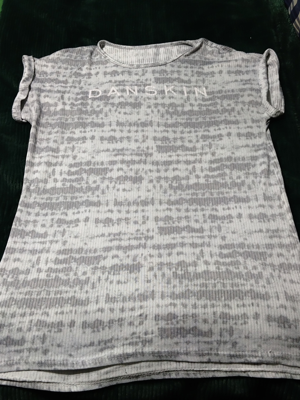 Women's Gray Tie-Dye Sleep Dress By DANSKIN